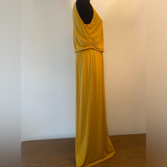 Mustard Yellow Ann Taylor Factory Sleeveless Maxi Dress - Picture 3 of 5